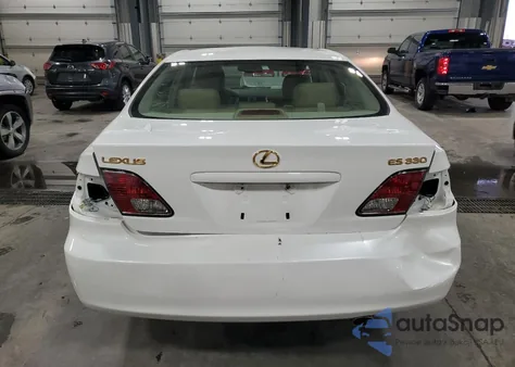 2004 Lexus Es 330 z USA, uszkodzony, nr VIN JTHBA30G240022087